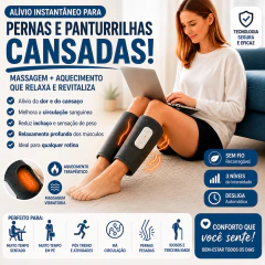 Massageador Elétrico Com Aquecimento Para Perna E Panturrilha - comprar online